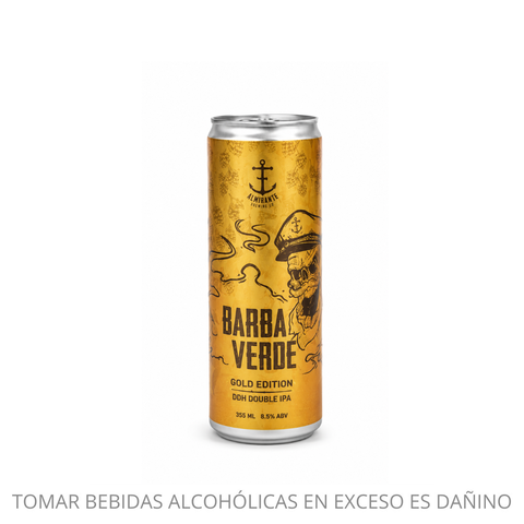 Barba Verde Gold Edition DDH Doble IPA 355 ml