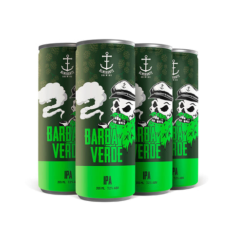 4 Pack Barba Verde IPA 355 ml