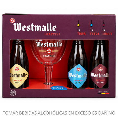 Westmalle Pack Trappist 3 x 330 ml + Copa